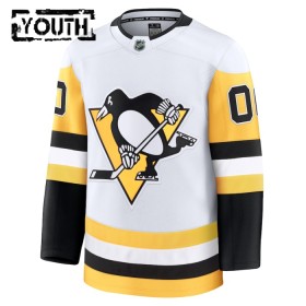 Pittsburgh Penguins tröja Customized Fanatics Premium 2024-25 Vit Borta - NHL Tröjor Barn